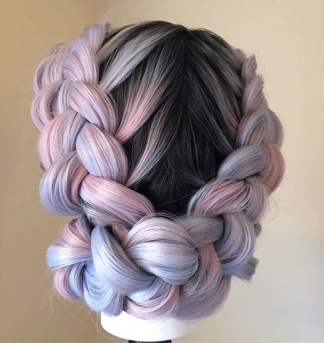 braids colored wigs